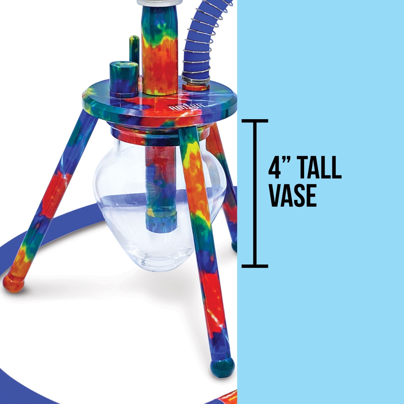 12&Prime; Mini Spider Print Psychedelic in Carrying Bag BYO Hookah Shisha Travel