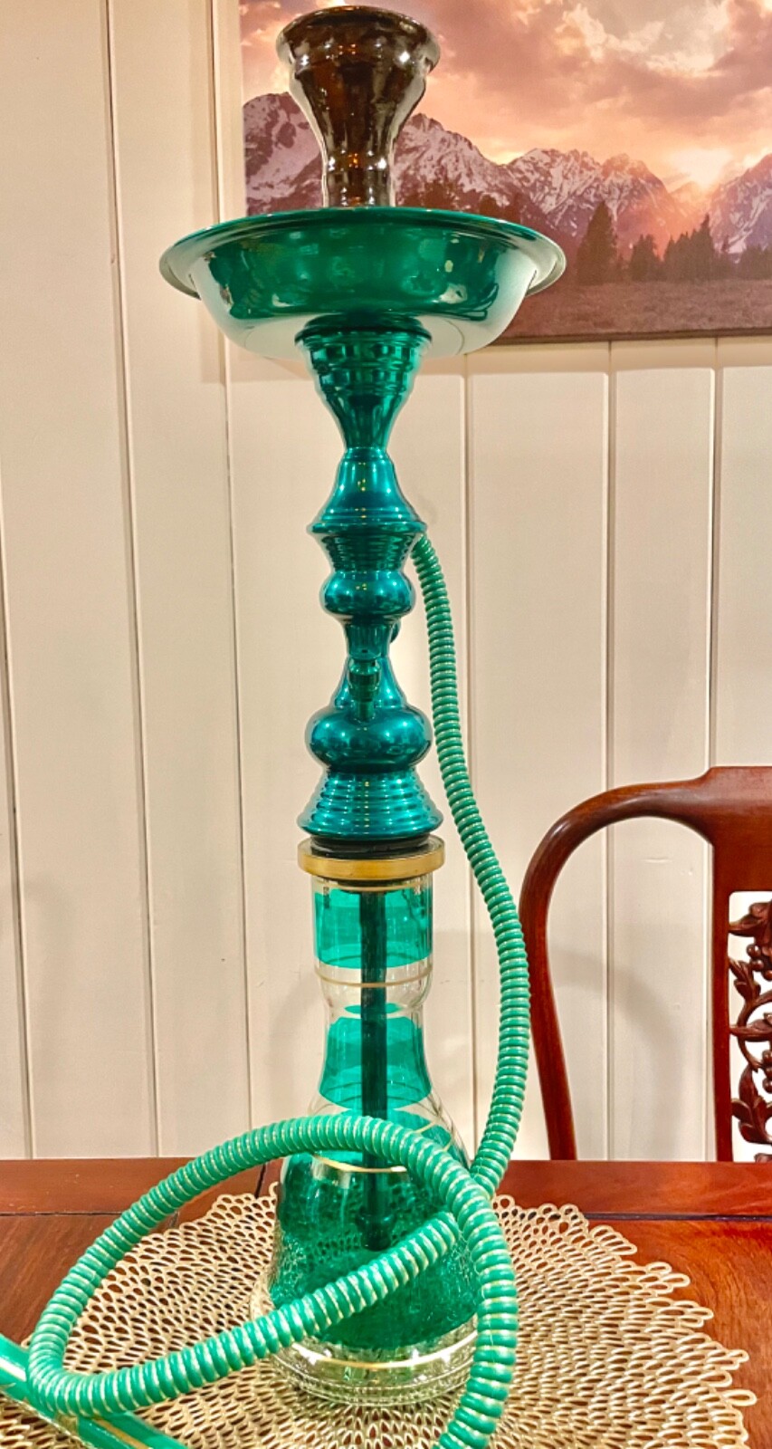 Hookah Complete Set Glass Vase Hookahs