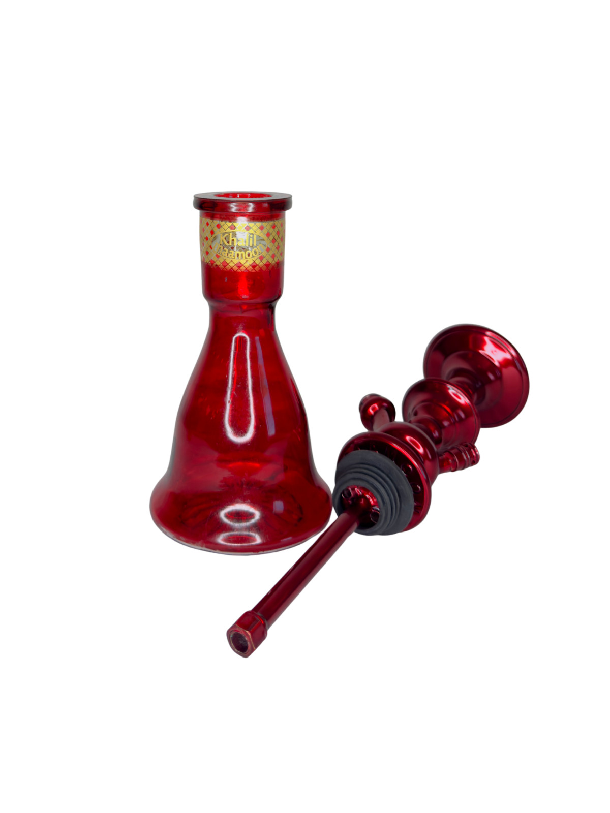 Khalil Maamoon Egyptian Hookah shisha set handcrafted Safari small green
