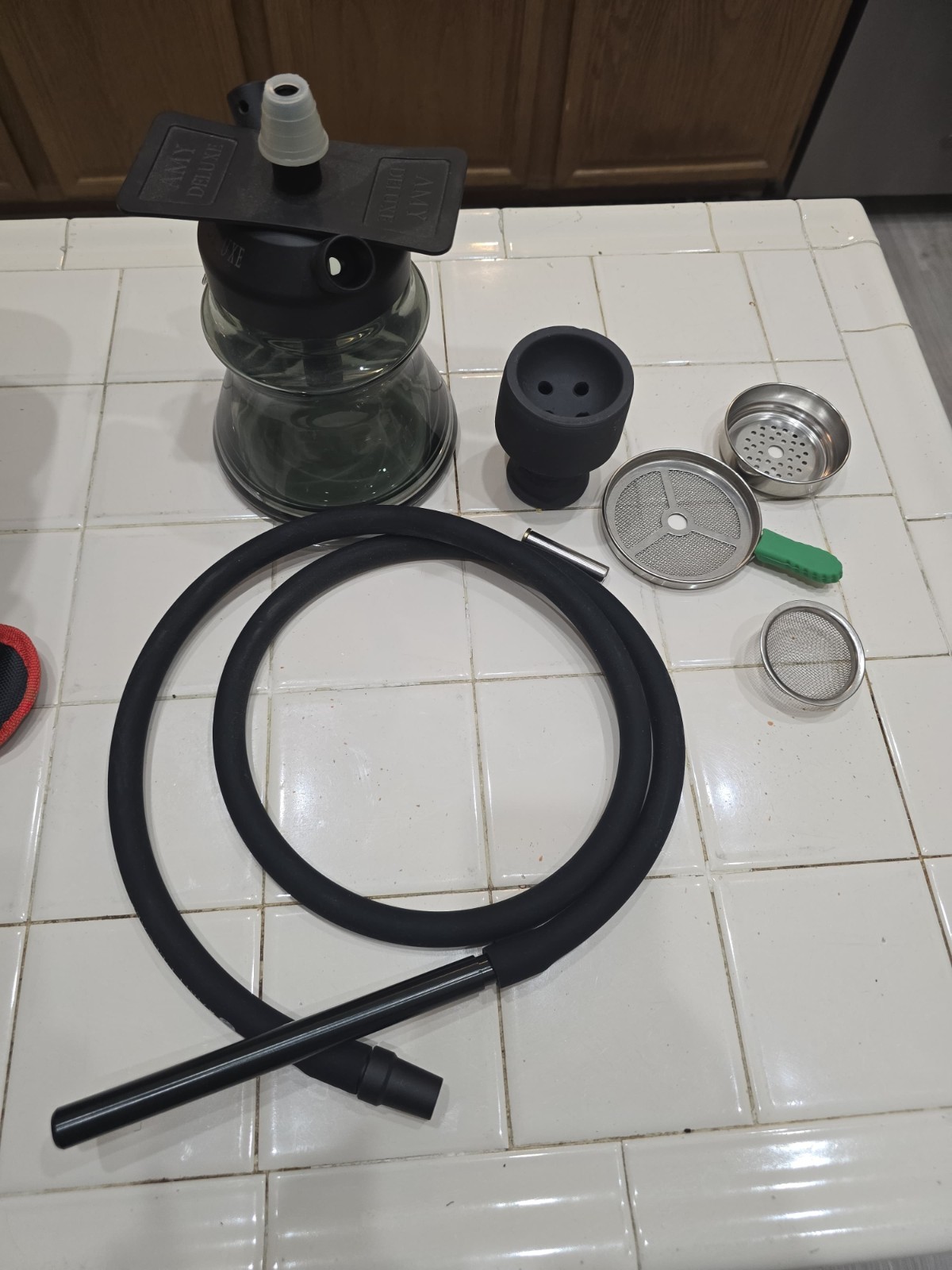 Amy Deluxe Black 11&Prime; Hookah New Made in Germany