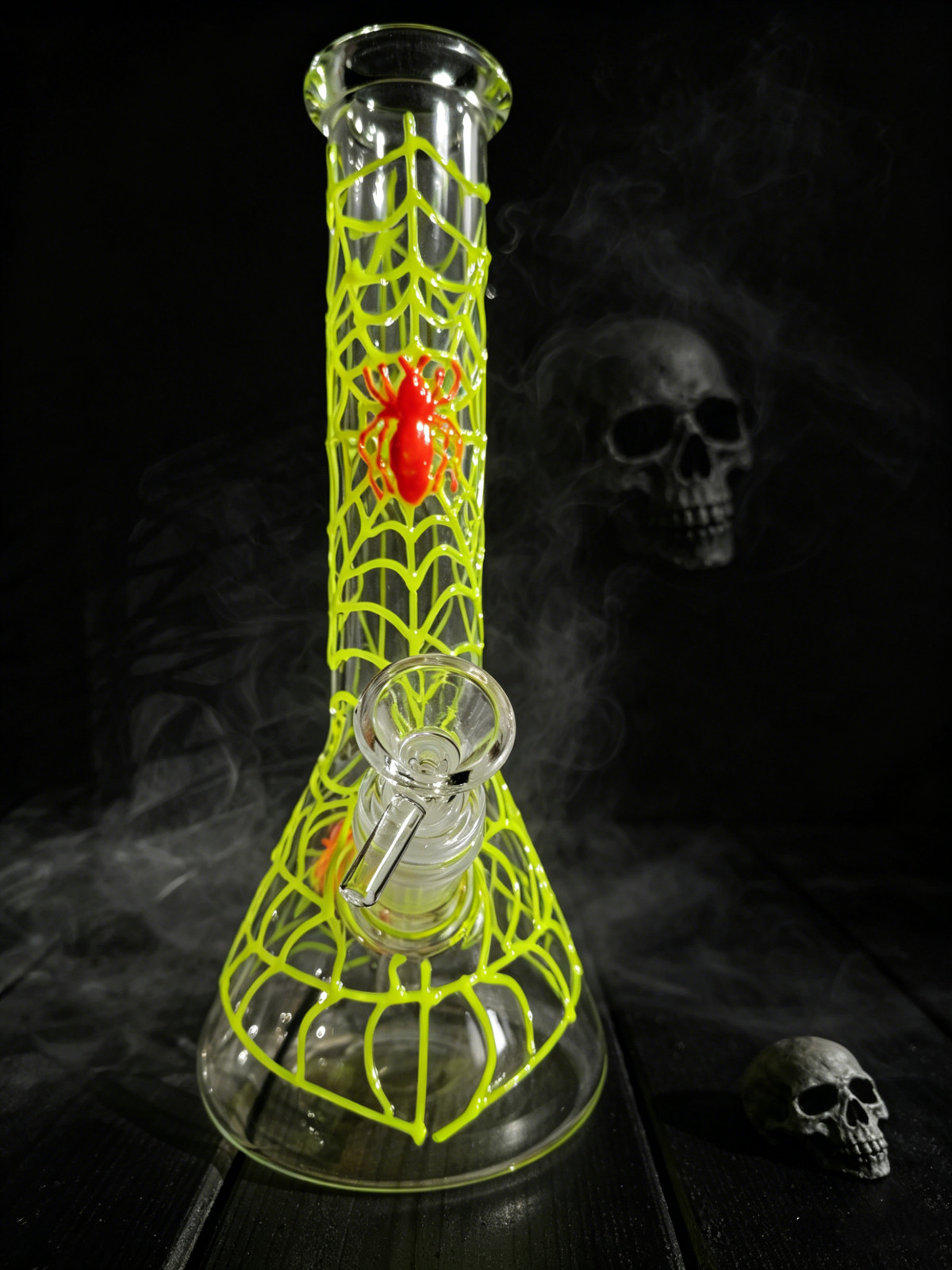 10&Prime; Pink Glass Bong Cute Daisy Smoking Beaker Water Pipe Girly Gift W/Bowl USA