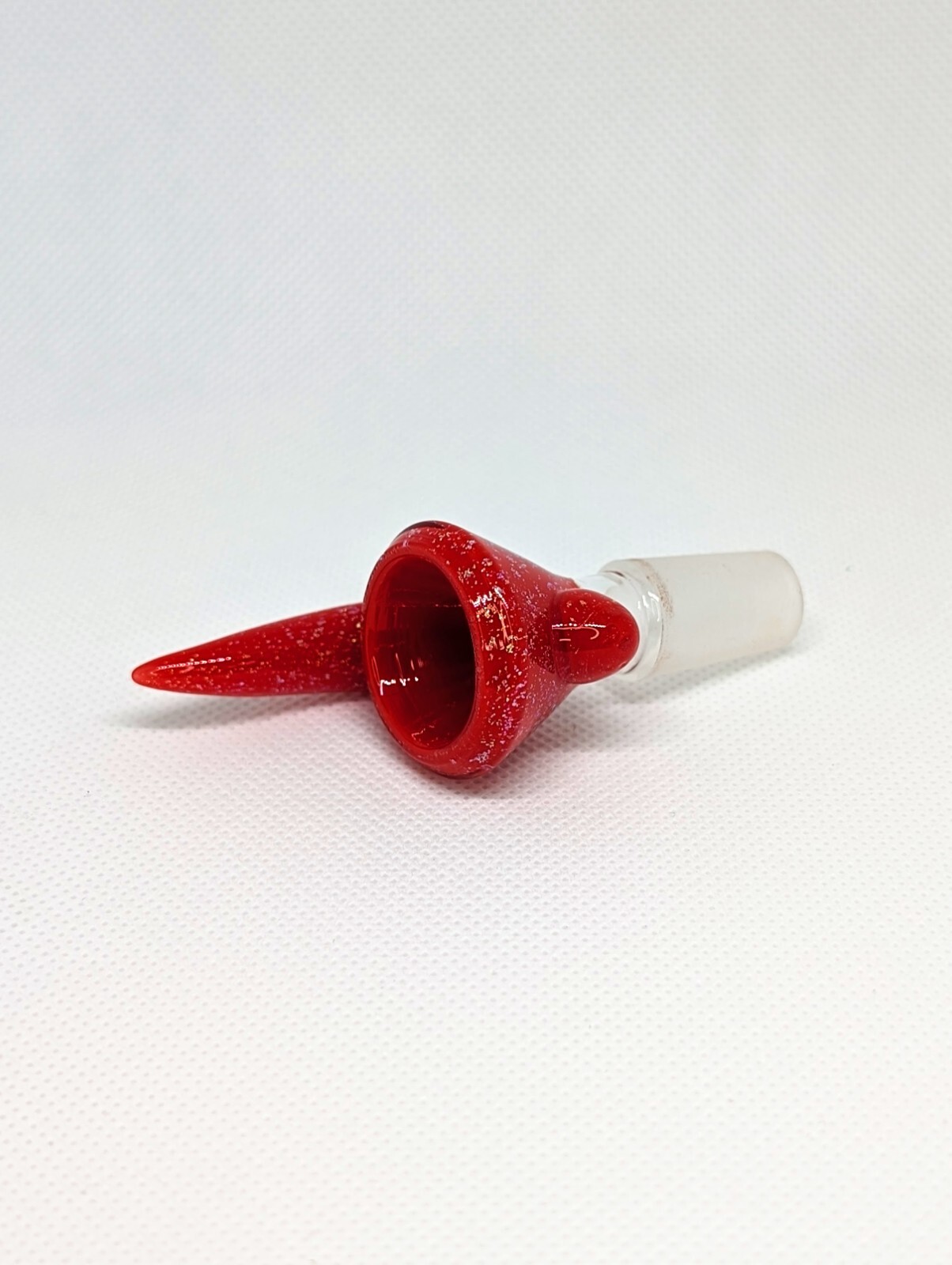 3&Prime; Screen Filter Crushed Opal Inferno Horn Bowl 14mm Funnel Slide Bong Hookah