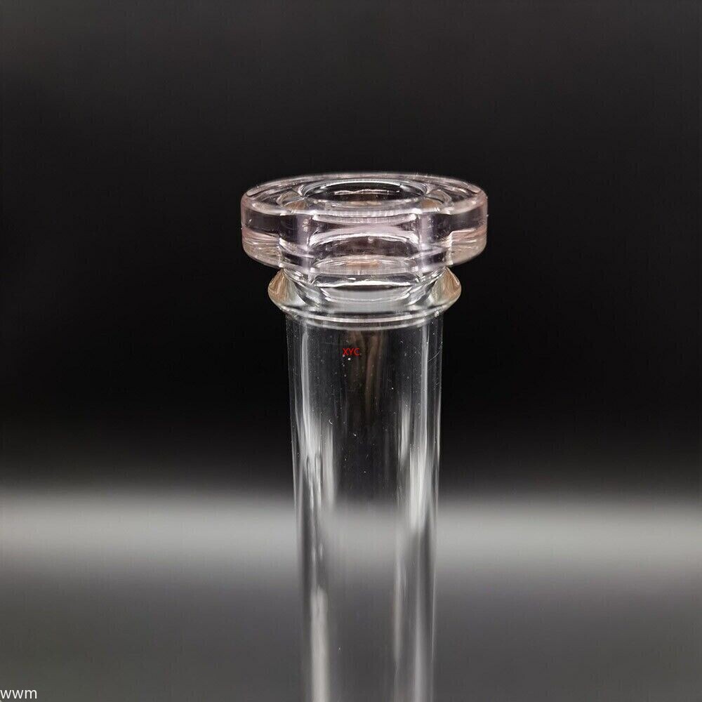 9.3inch Pink Heart Shape Heavy Glass Bong Water Pipe Hookah Hand Pipe +14mm Bowl