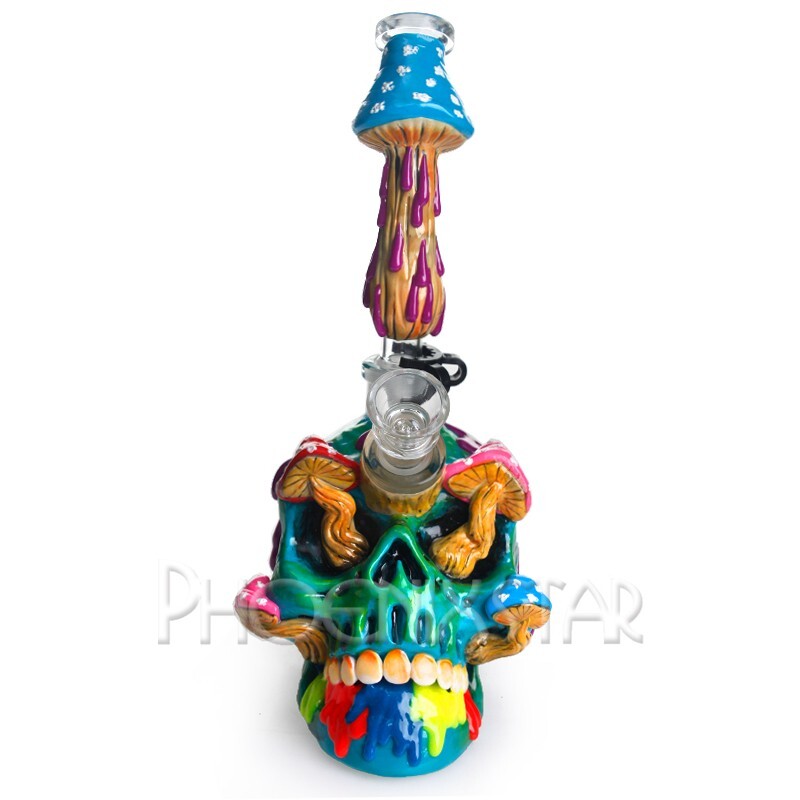 Mushroom Bong Skull Bong 11&Prime; Phoenix Star Bong Monster Bong