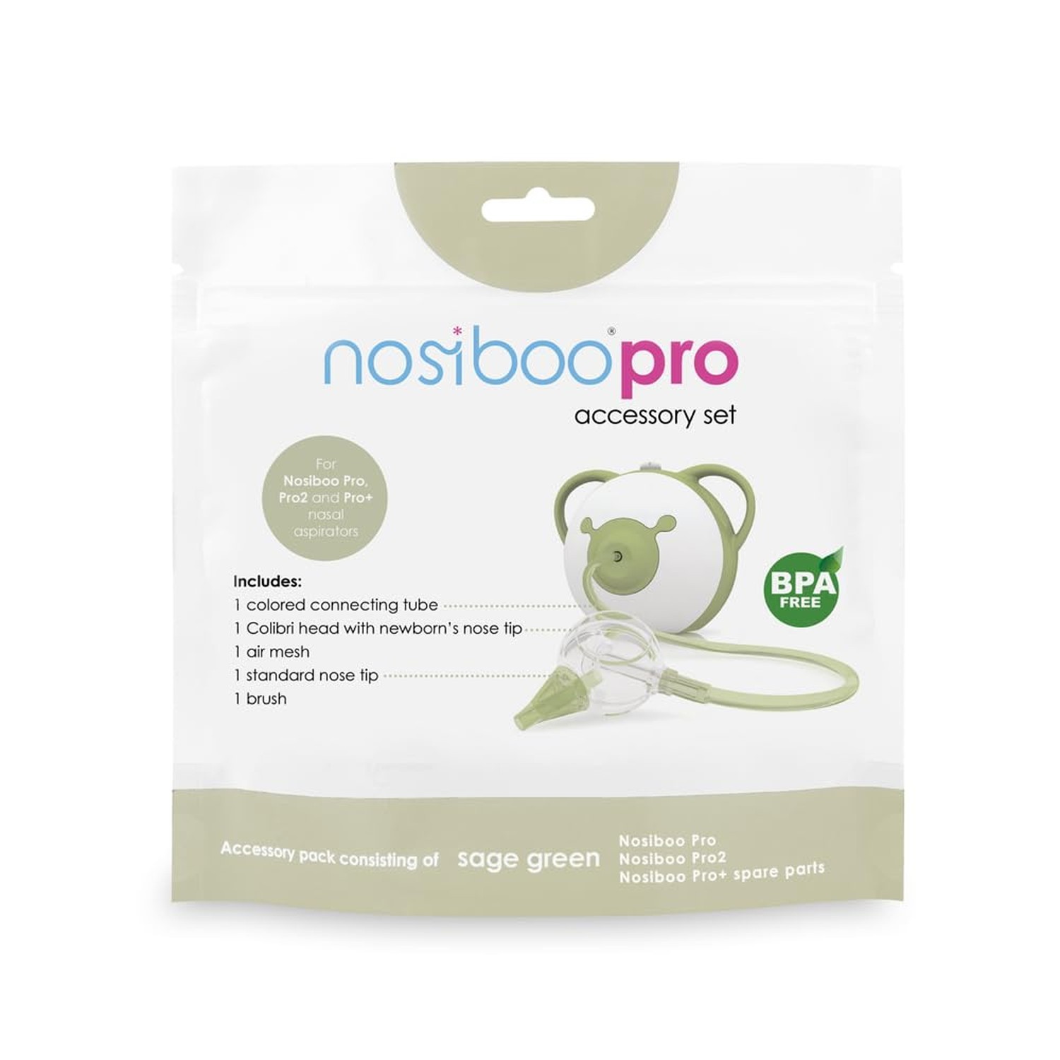 Nosiboo Pro Accessory Set (sage) Sage