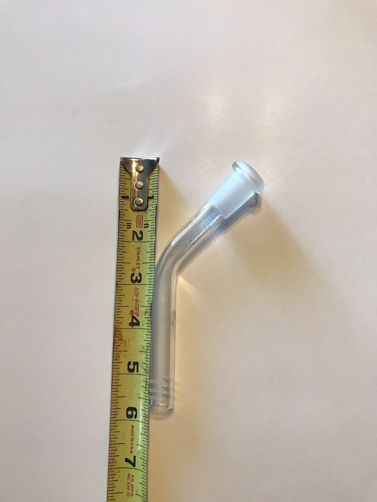 45 Degree Curved 14mm 5”inch Downstem Bowl Grommet Hookah Bong WaterPipe Bubbler