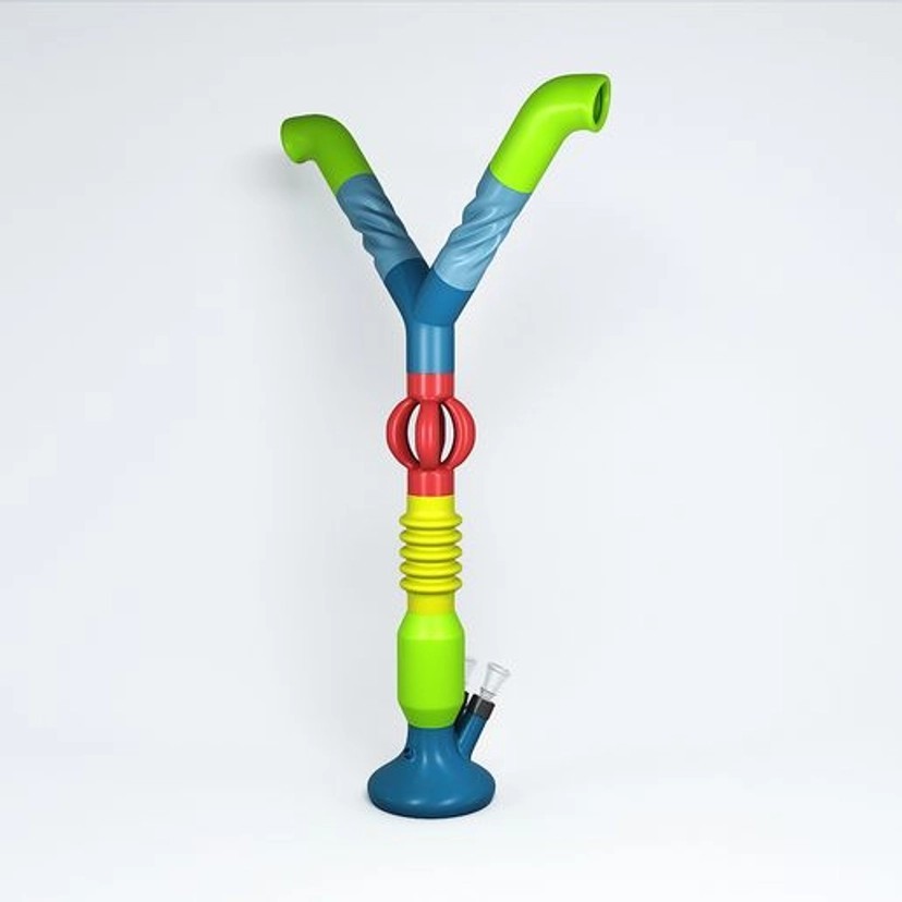 gravity water bong printed with petg food grade