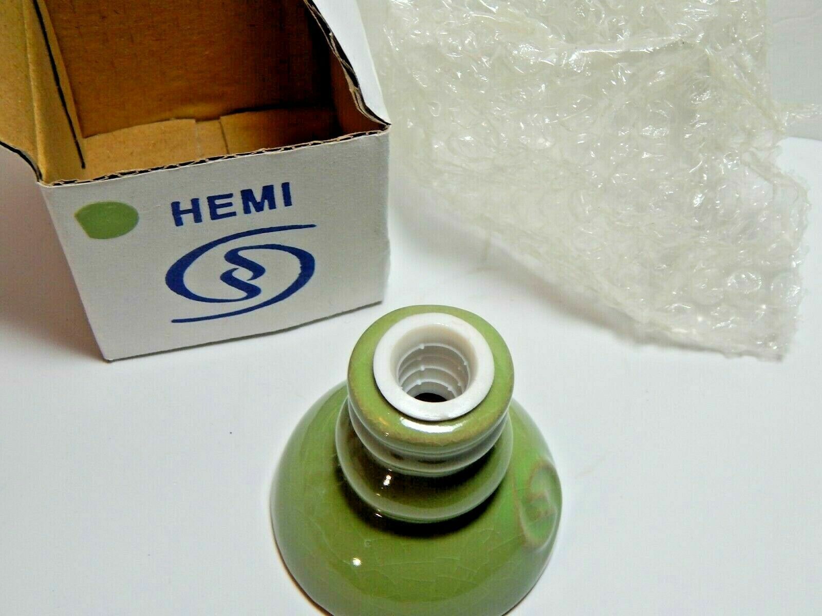 Social Smoke Hookah / Shisha Hemi Bowl / Head Clay Green