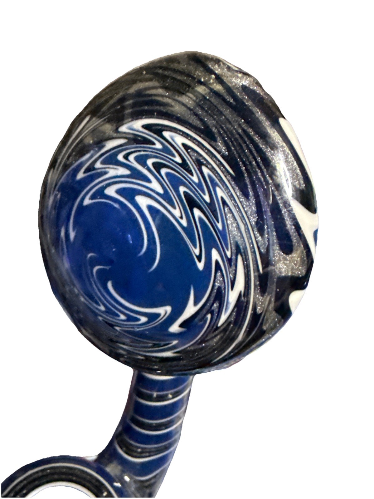 Heady Glass Bubbler Pipe. 8.5in Water Hookah Pipe. Wigwag Borosilicate OBO!!!