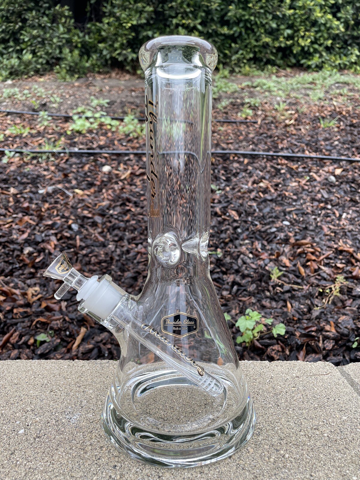 9mmHeavy Thick Glass Water Pipe Bong Beaker “12”Inch. extra thick base