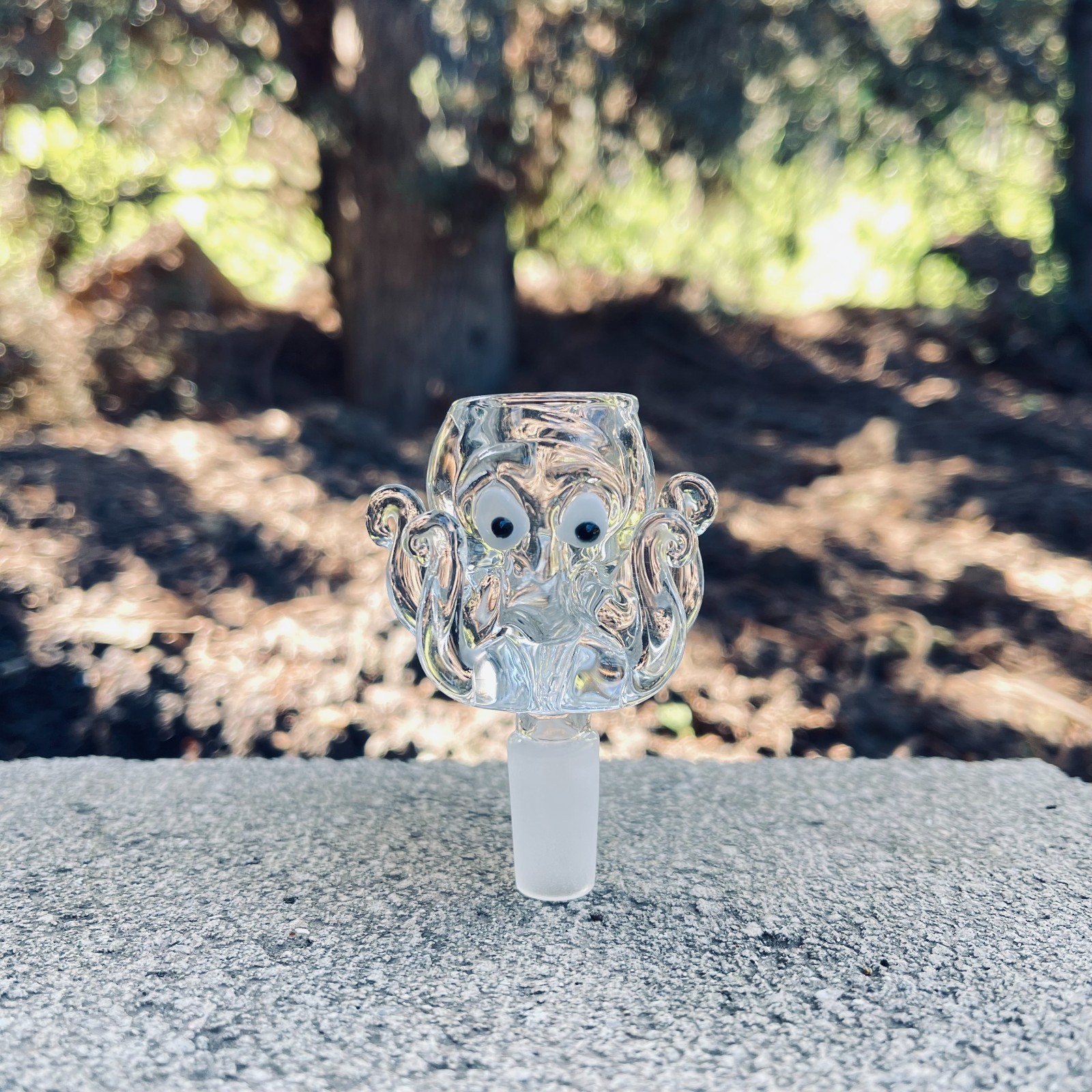14mm Primium Thick Glass Primium Thick Glass Octopus Head Bowl Holder