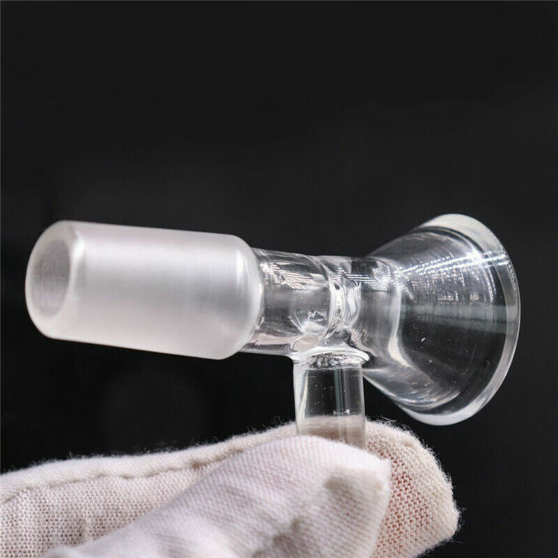 6PCS 14mm Male Glass Bowl Slide Clear Handle Tobacco Bowl Pipe For Smoking Bong