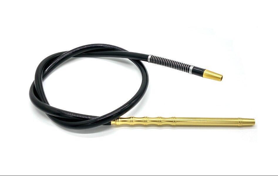 NEW Bamboo Style Aluminium&Silicone Hose Pipe Shisha Hookah Narghile Accessories