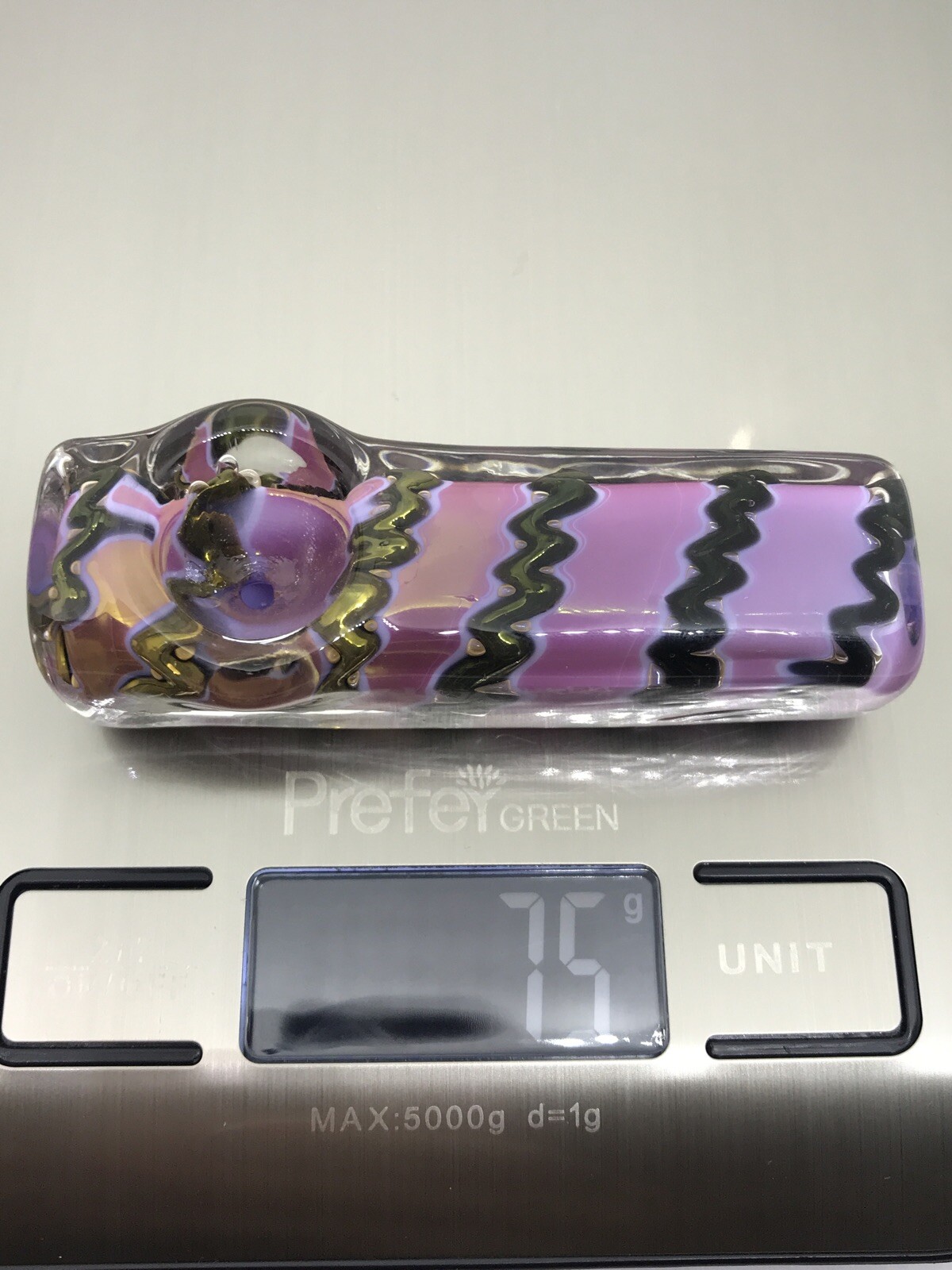 3” MINI PIPE BLOWN GLASS HITTER POCKET BOWL BLOCK TOBACCO OG HAND HEAVY CUBE USA