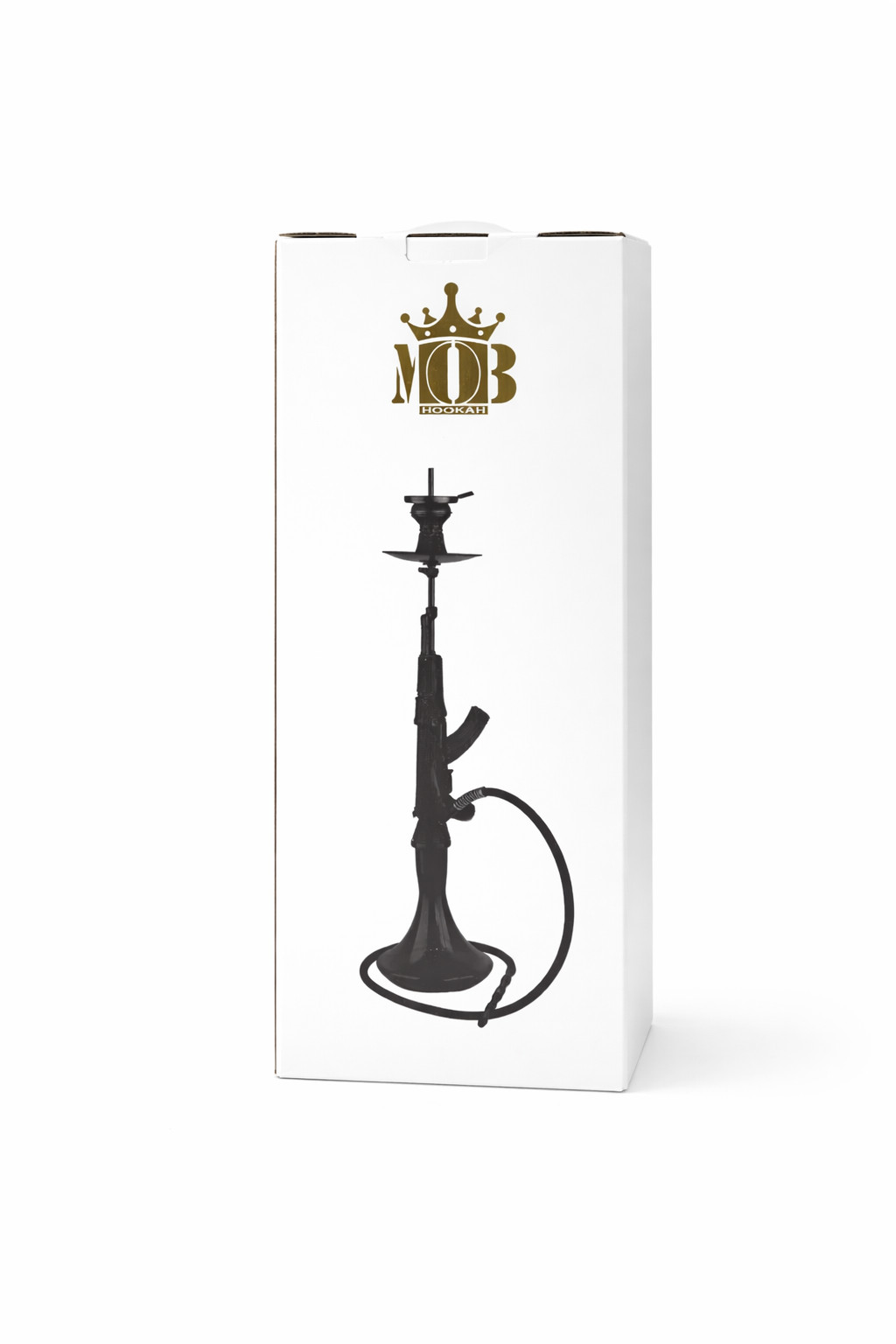 MOB AK-47 Swarovski Diamond Hookah – Silver | Luxury Hookah | FREE Shipping