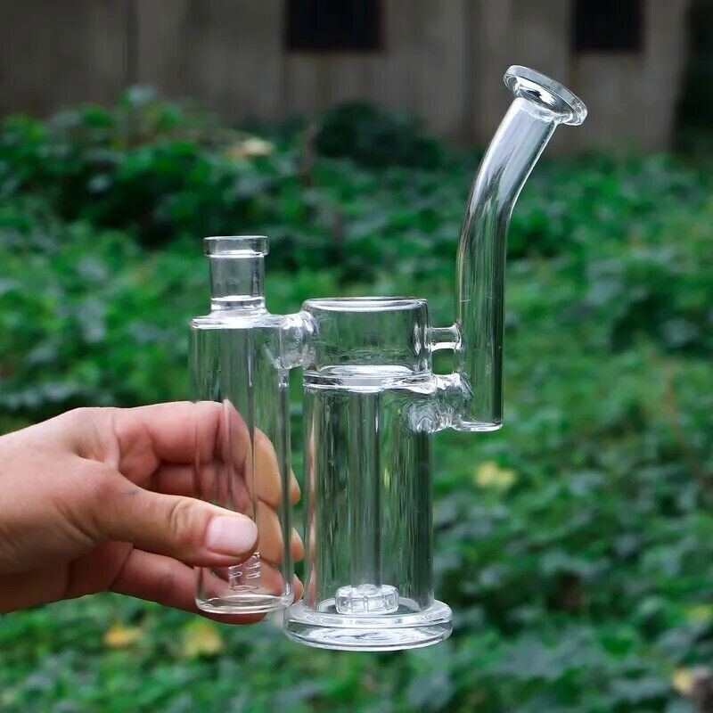 Heavy 9&Prime; Glass Bong Double Percolator Smoking Hookah Water Pipe USA STOCK 4/20