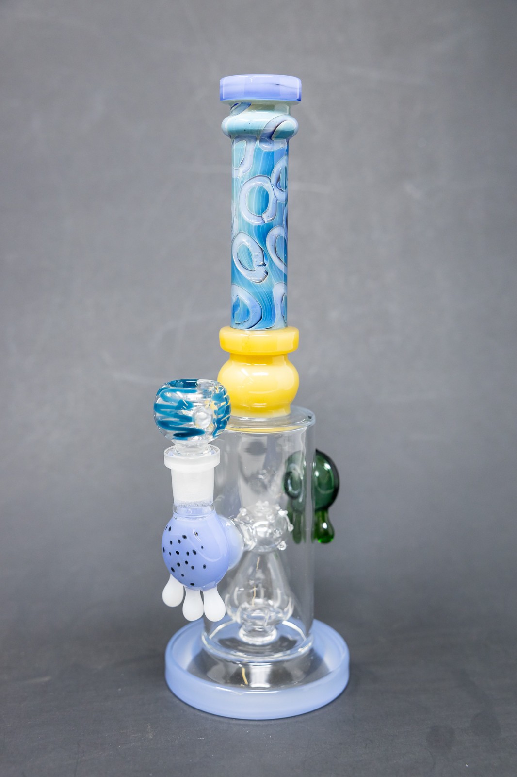 Hookah Water Pipe Glass 10&Prime; Assorted Drip Bong – 14mm Bowl Fast Shipping