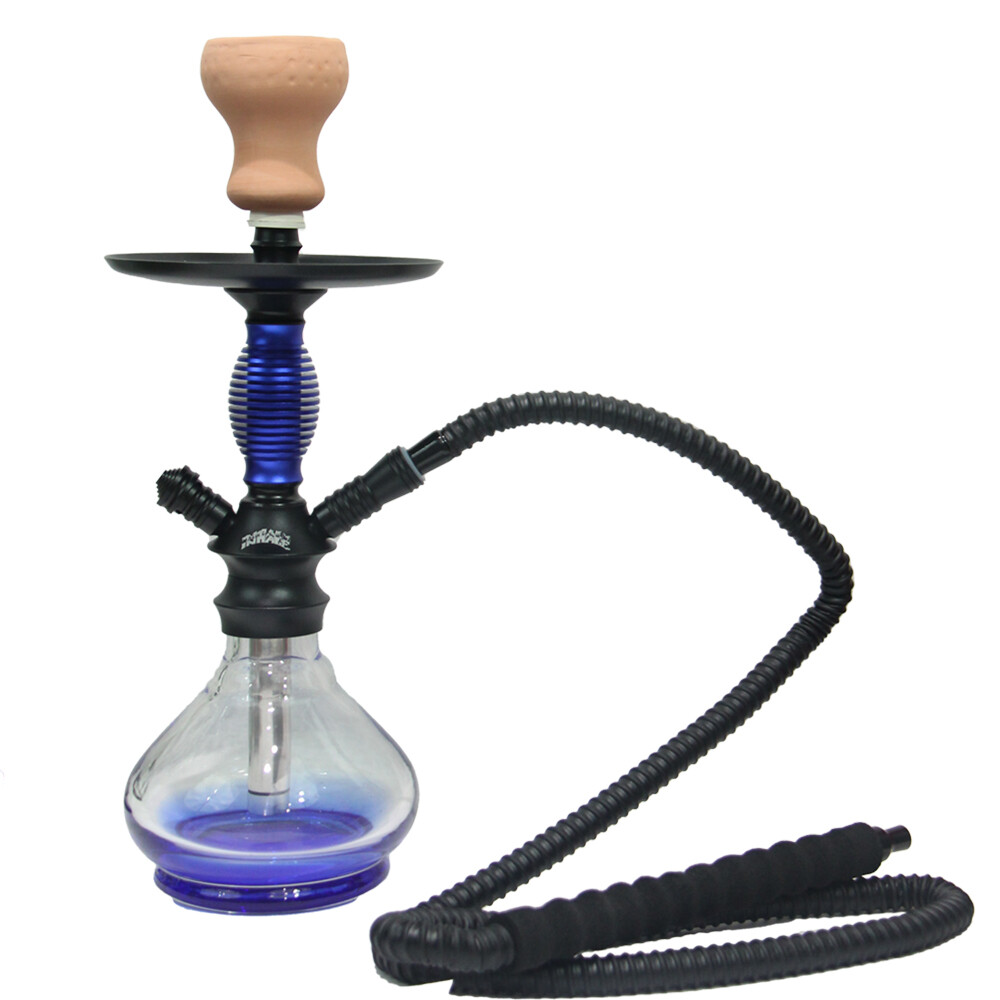 18&Prime; Cody™ complete hookah set – blue / water stem with a diffusor