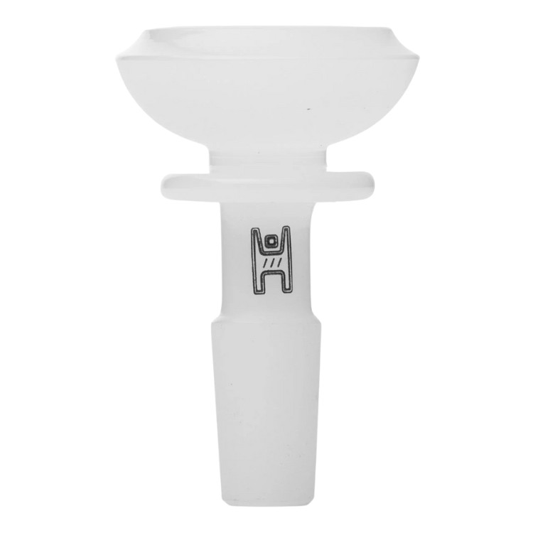 10mm Glass Saucer Bowl Slide For Bongs Water Pipes Hookahs – White