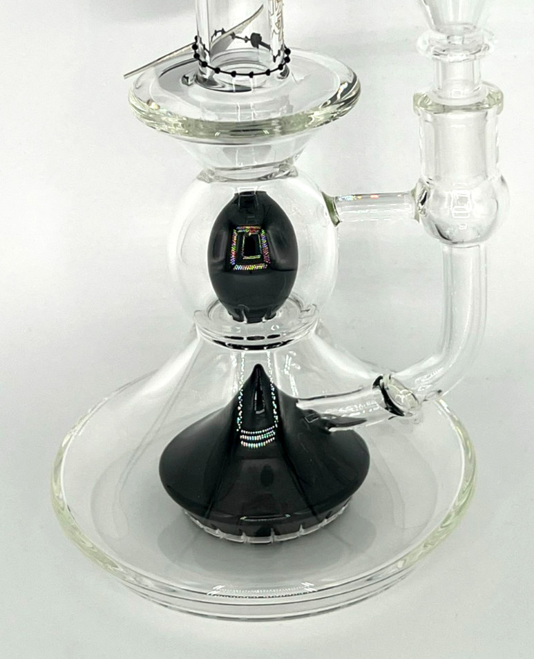 9.5&Prime; PHOENIX STAR DUAL SHOWERHEAD PERC FAB EGG BONG BUBBLER W/ BOWL*2 FREE GIFTS