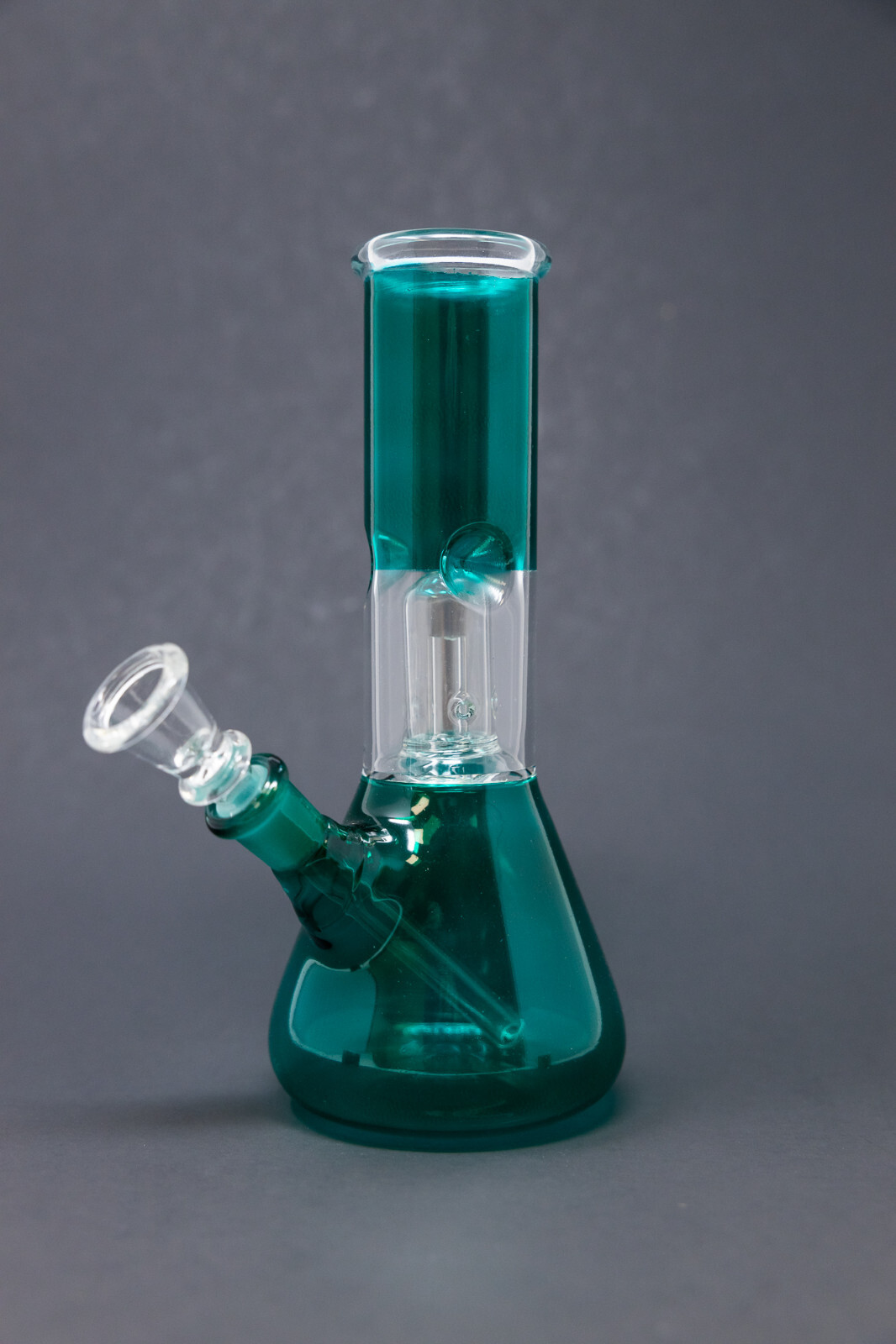 Hookah Water Pipe Glass 8&Prime; Aqua Single Percolator Tobacco Bong w/ Ice Catcher