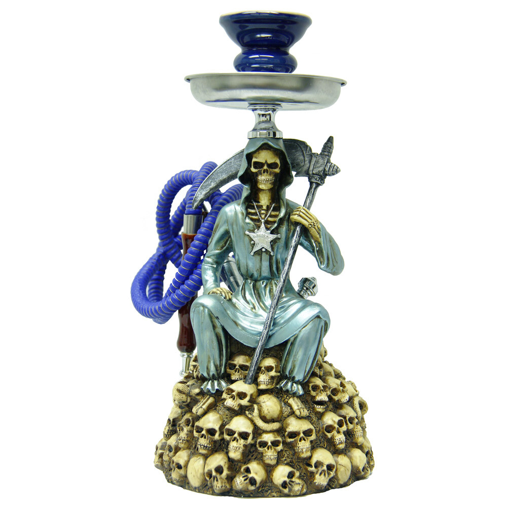 inhale Reaper Hookah – 1 Hose, blue