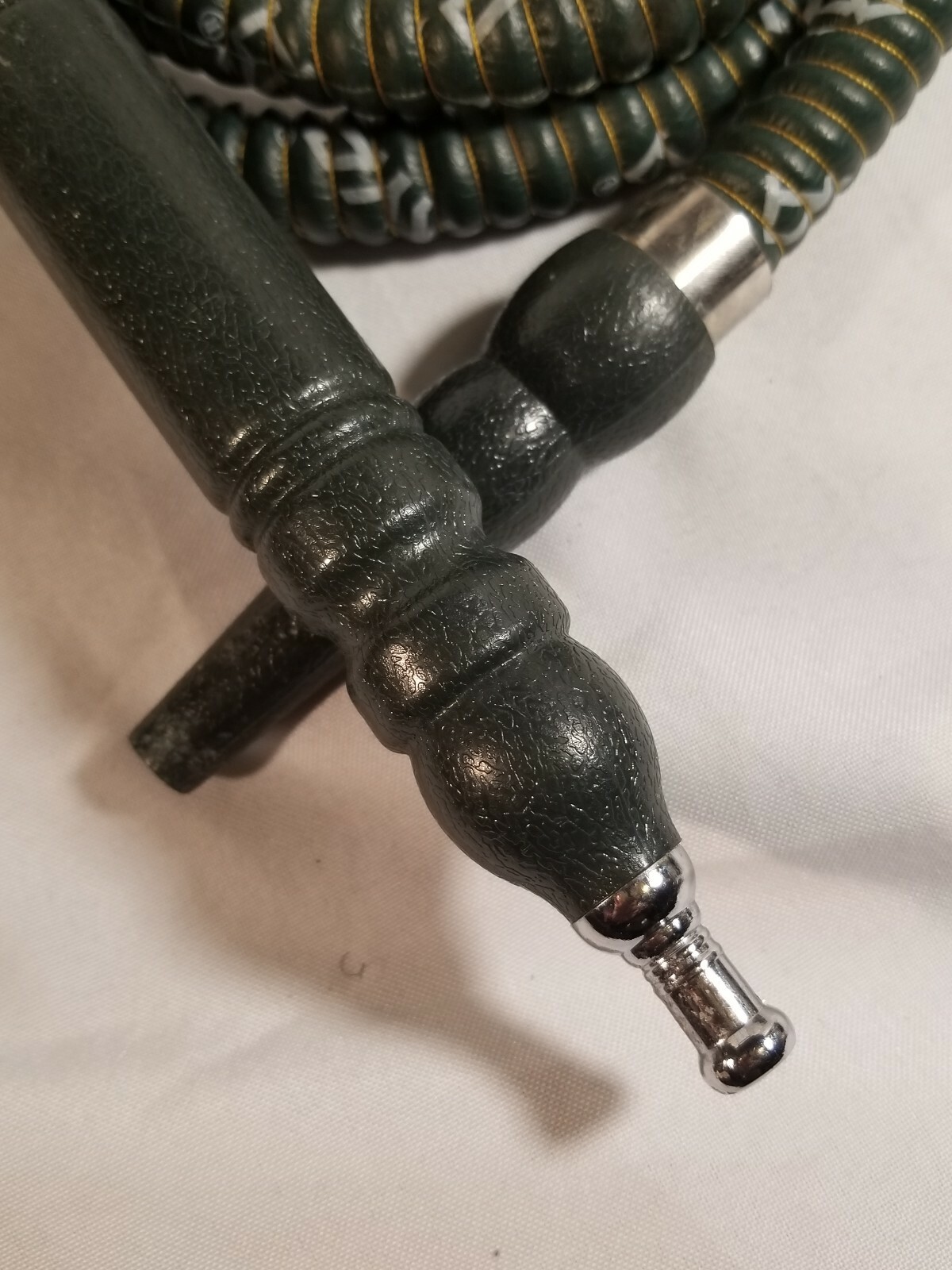 72&Prime; MYA ICE Hose Hookah Leather Wrapped