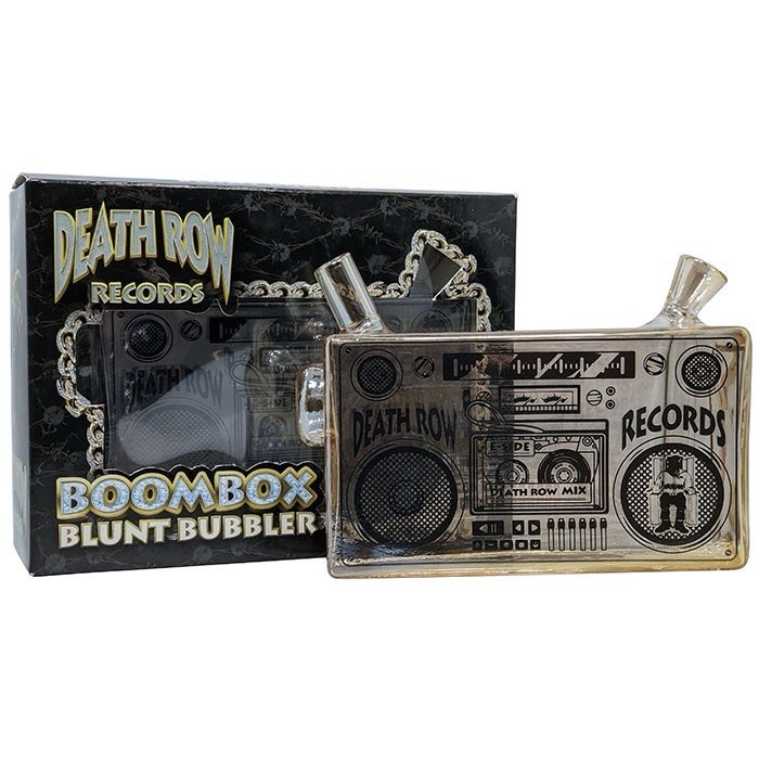 Death Row Records – 5&Prime; Boom Box Bubbler Waterpipe *USA*