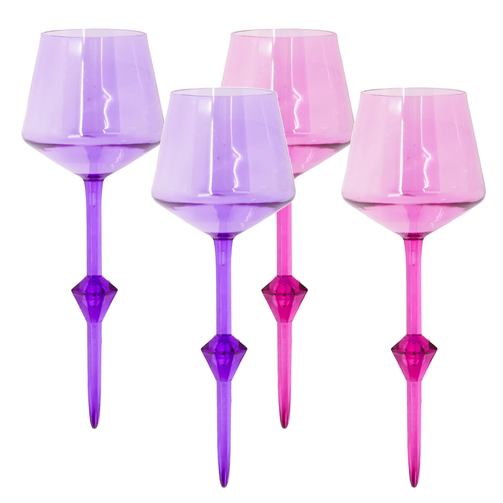 COMFY FLOATS 4 Pack Floating Wine Glasses for Pool, Lake, & Hot Tub (18 Oz | …