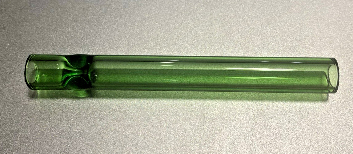 (2X) 4” ONE HITTER TOBACCO CHILLUM BOROSILICATE GLASS ART HAND PIPE SMOKING