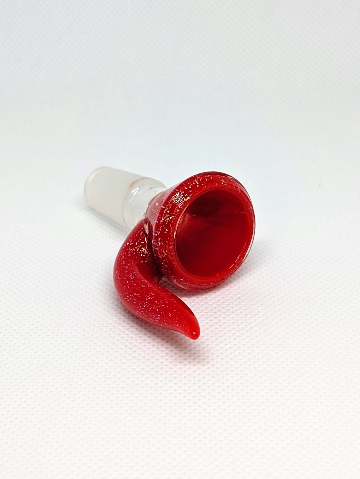 3&Prime; Screen Filter Crushed Opal Inferno Horn Bowl 14mm Funnel Slide Bong Hookah