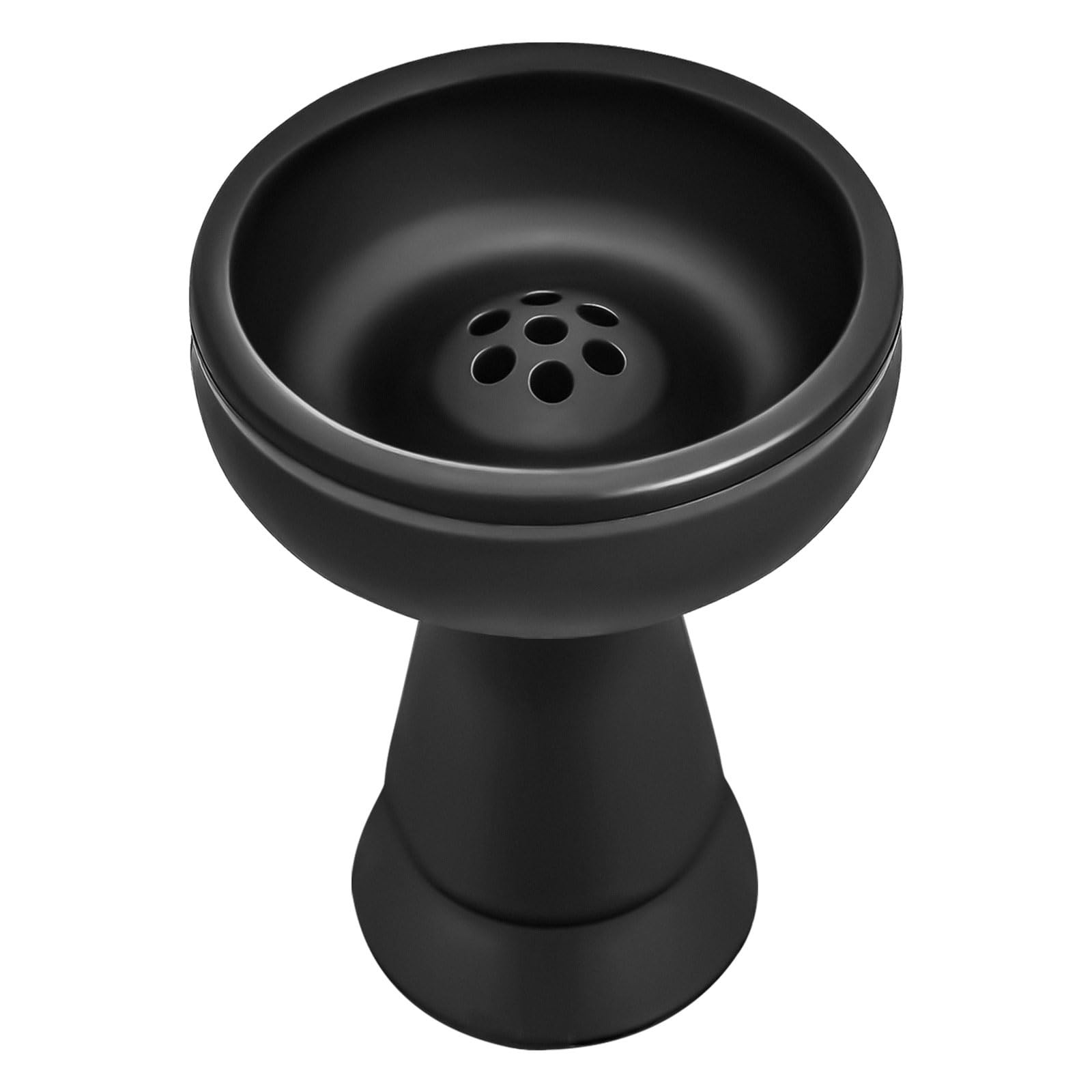 Hookah Bowl – Silicone Phunnel Perfect Fit Charcoal Holder Black 7 Hole
