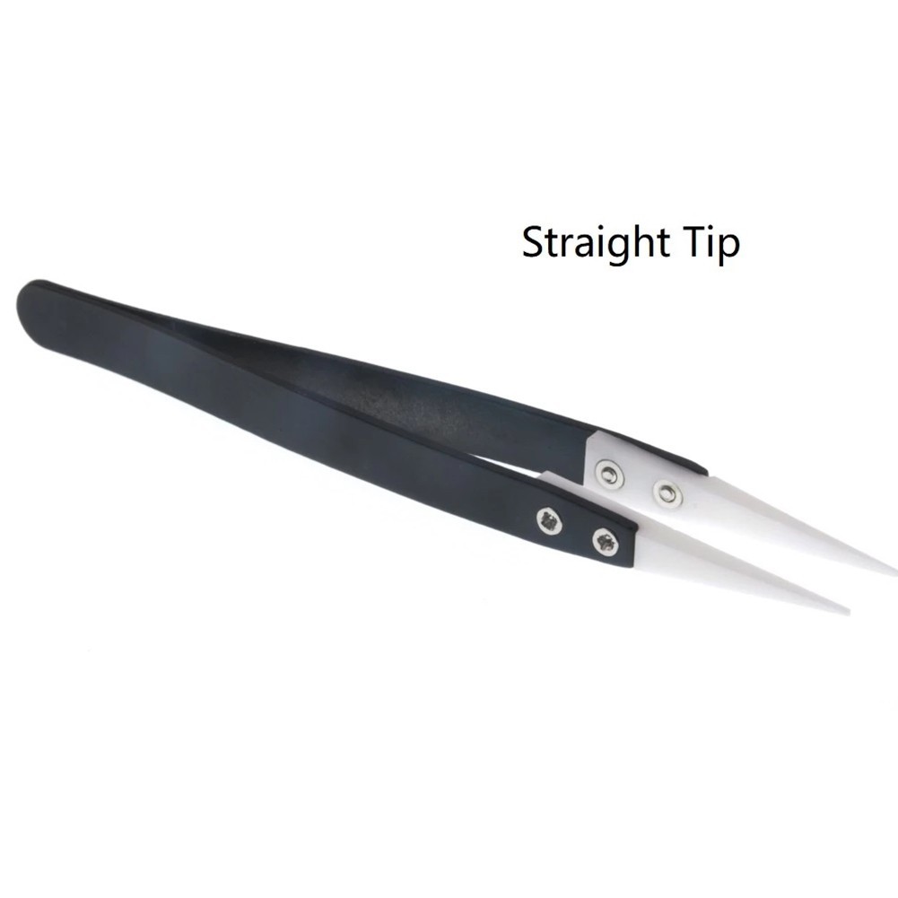 Universial Reverse Tweezers Ceramic Tweezers Industrial Use 135-140mm 3pcs