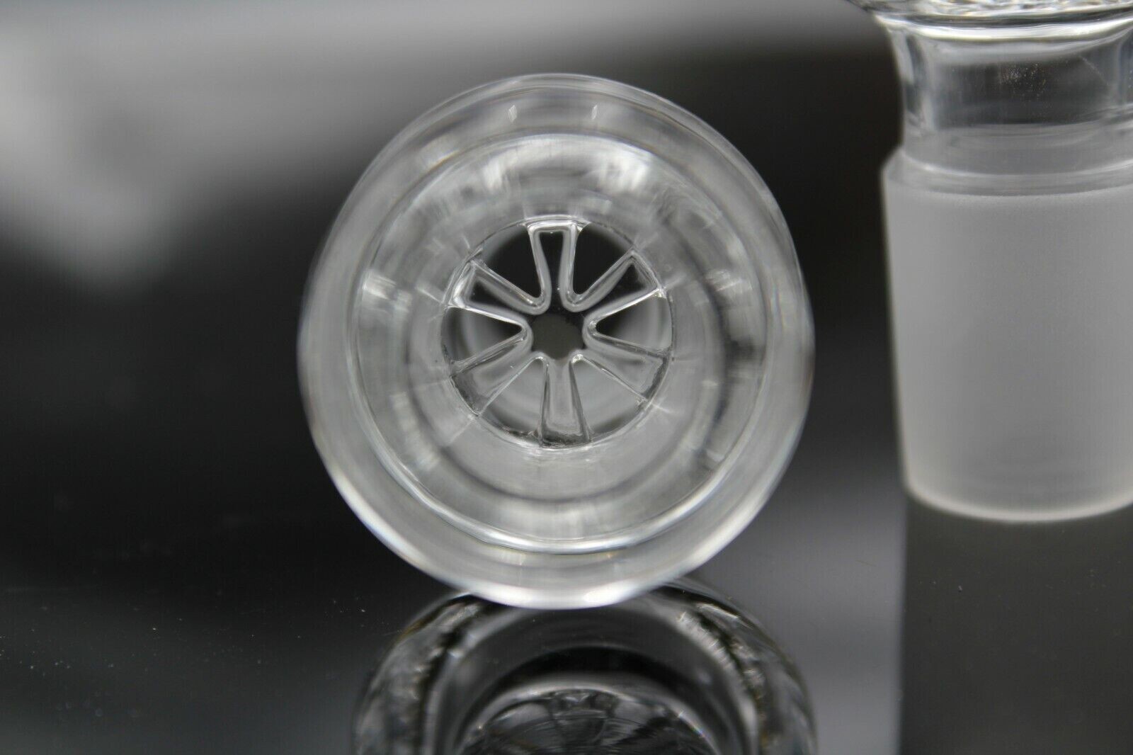 14mm SHOT GLASS Slide Bowl SNOWFLAKE SCREEN Tobacco slide bowl 14 mm male