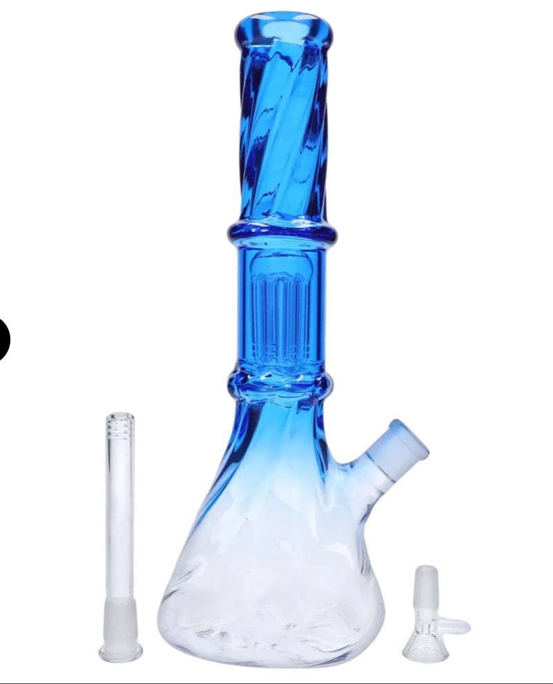 10&Prime; Color Twist Beaker Water Pipe F104