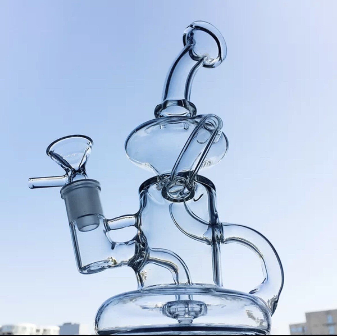 Tornado Glass Bong/Rig | 8 In 14mm | USA SHIPPING