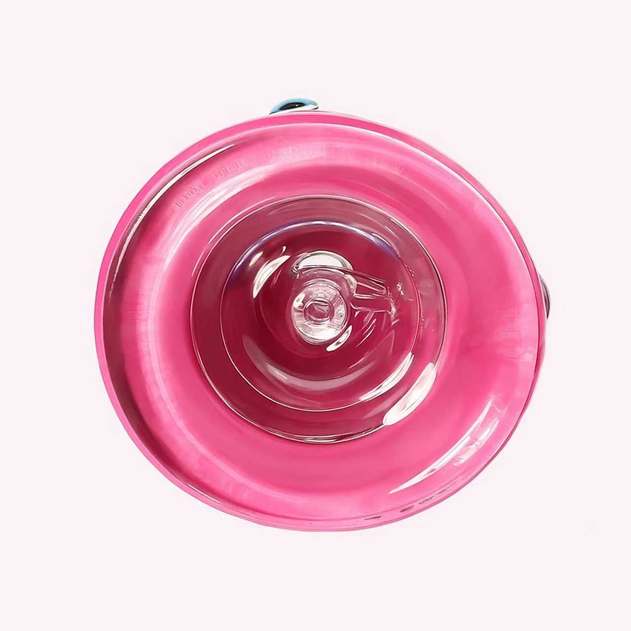 10&Prime; Purple Glass Water Pipe Recycler Bong 14mm Bowl Thick Smoking Pipes Hookah