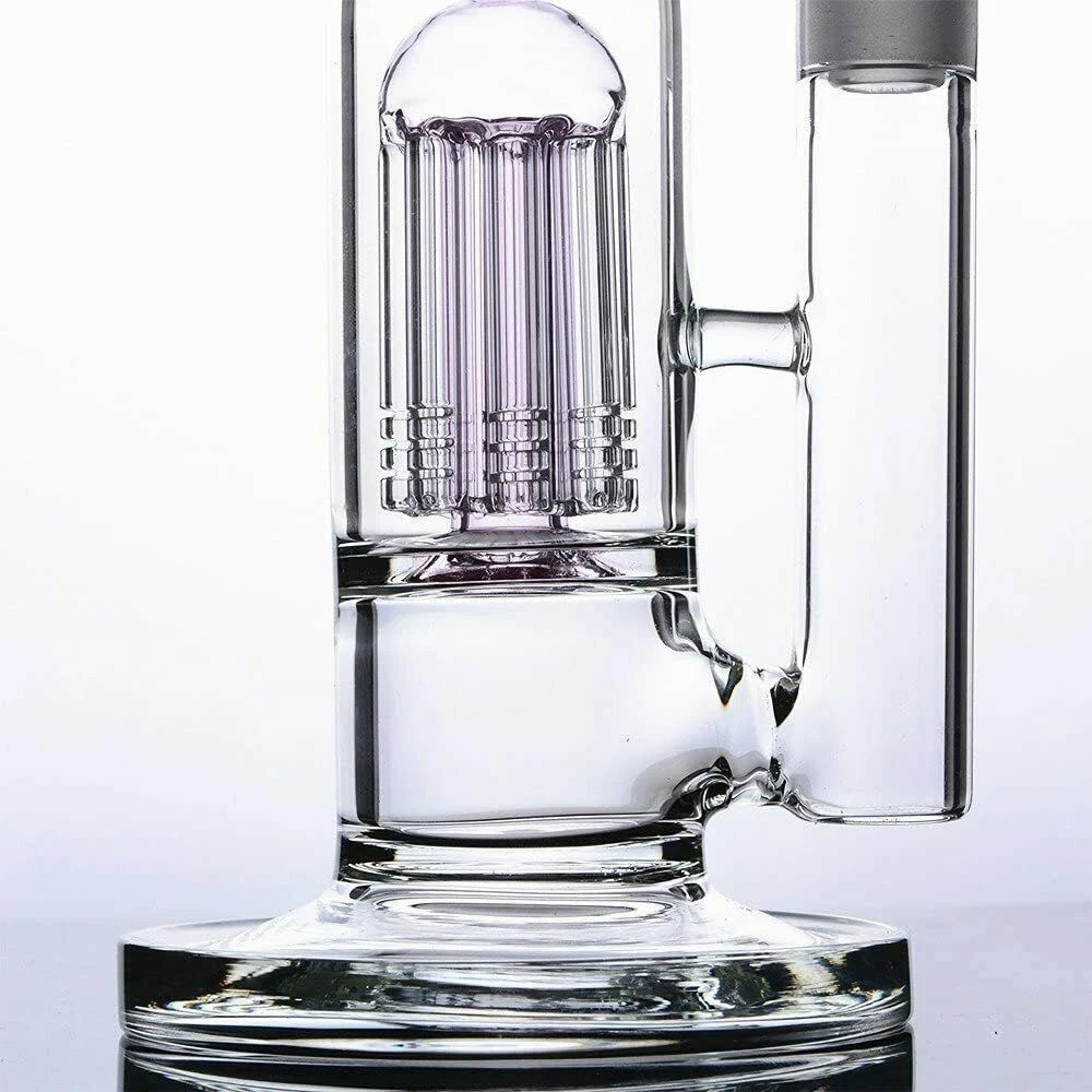 16.5&Prime; Heavy Glass Bong Percolate Bongs Smoking Hookah Water Pipe 18mm Bowl Pink