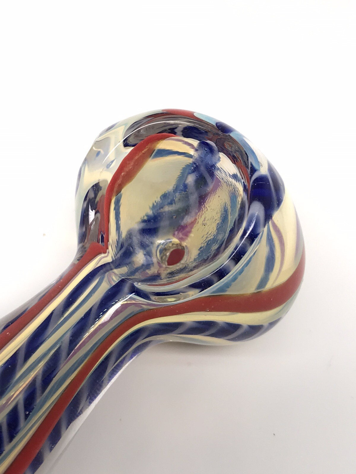 HEAVY USA POCKET PIPE BOWL HEAVY BLOWN GLASS HITTER TOBACCO SMOKING MINI 3” OG