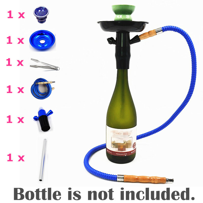 1 set Alloy Hookah Set hookah Stem Shisha Smoking Pipe Suit Sheesha Narghile