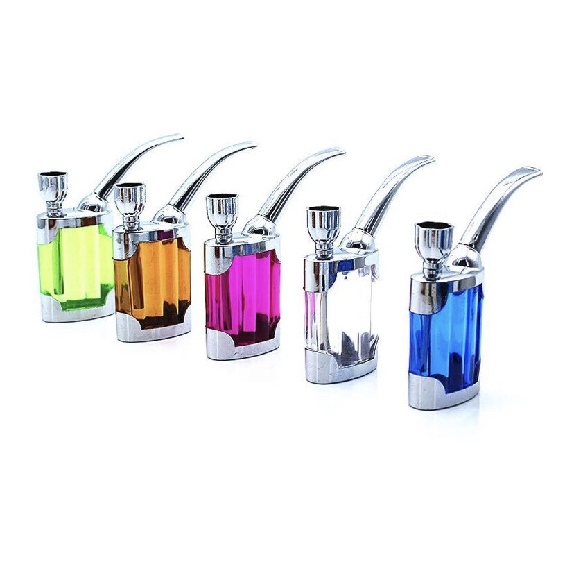 Dual Purpose Resin Smoking Pipe Mini Shisha Hookah Water Tobacco. 12 pcs Mixed