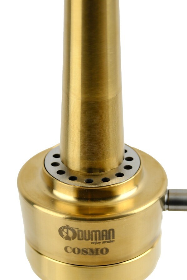 ODUMAN Cosmo Hookah Gold Body Clear Glass Hookah Khalil Al Faker Nargile