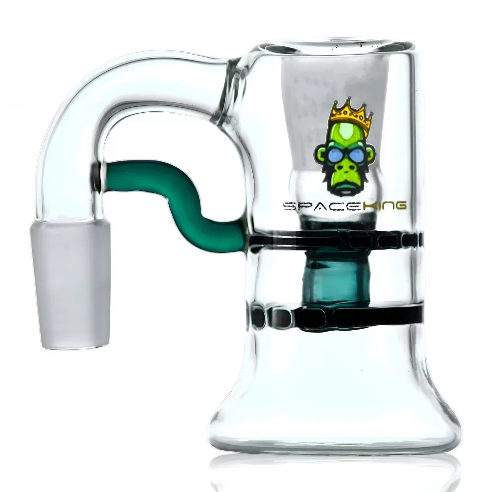 Space King Glass Ash Catcher – 14mm/18mm Joint – Assorted Colors