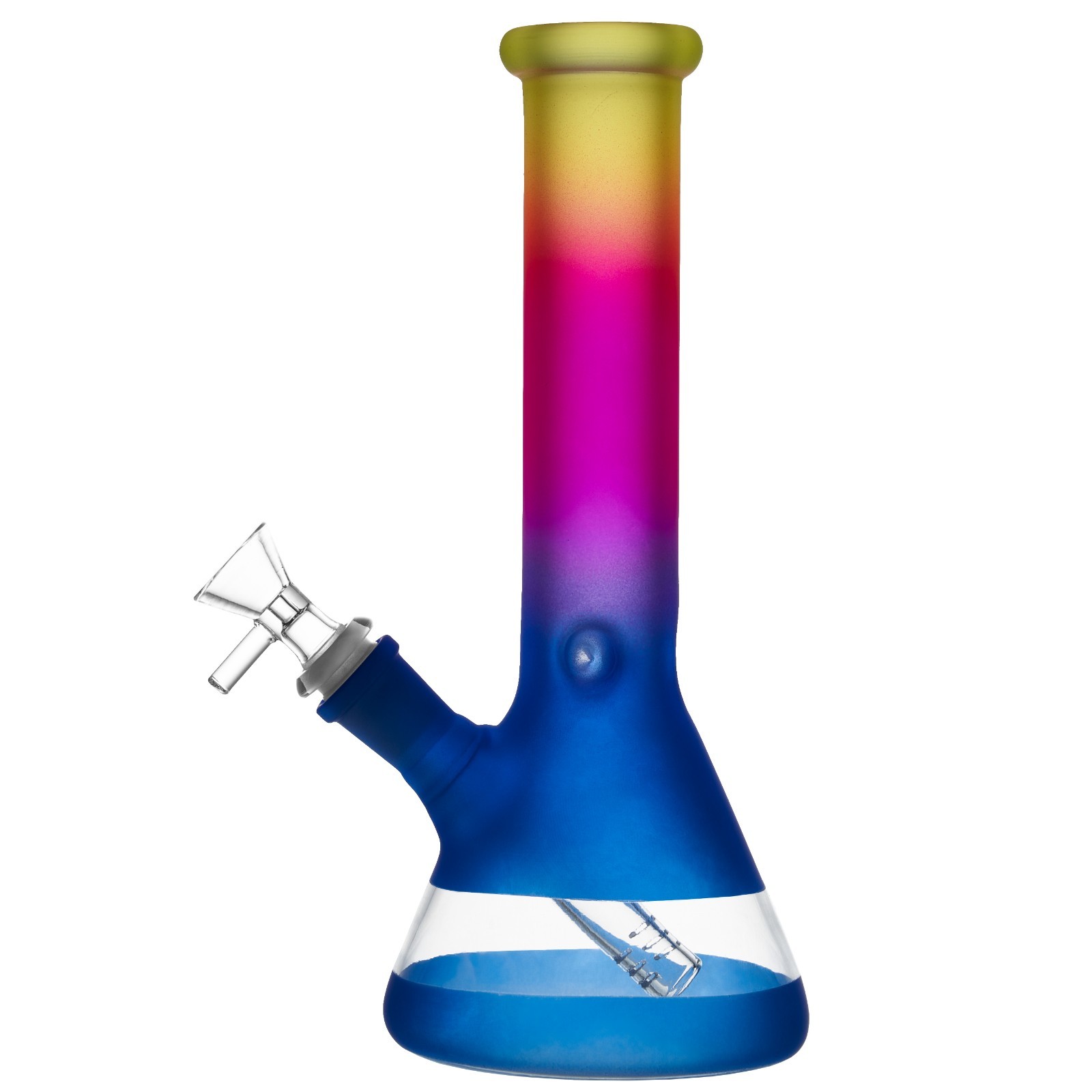 10 inch Heavy Glass Bong Water Pipe Smoking Bong Beaker + 14mm Bowl hookah USA