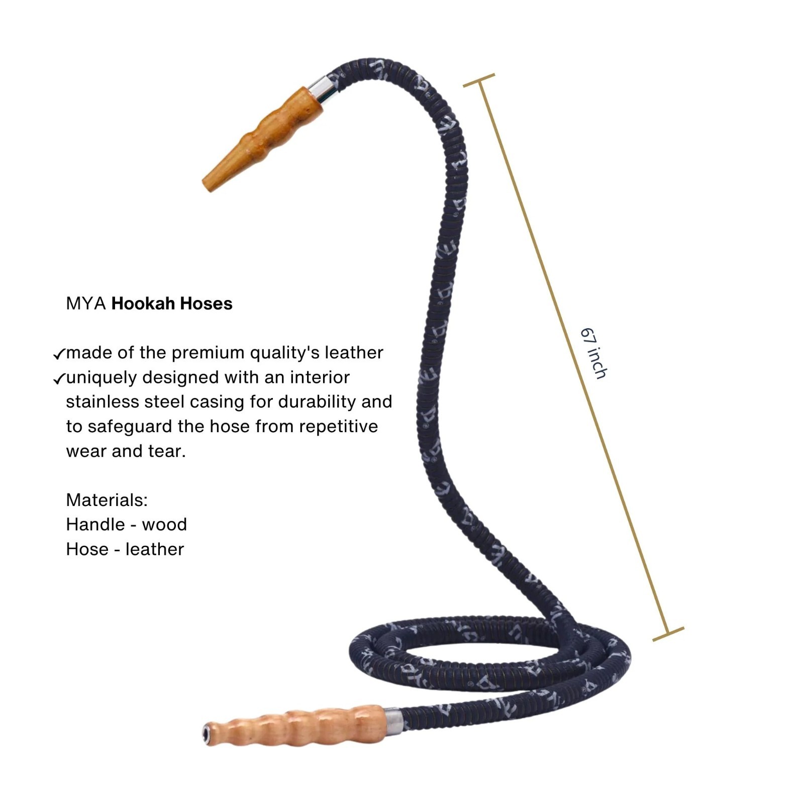 MYA CHICO 251 HOOKAH – 12in Black Cage Hookah Complete Set – BLUE