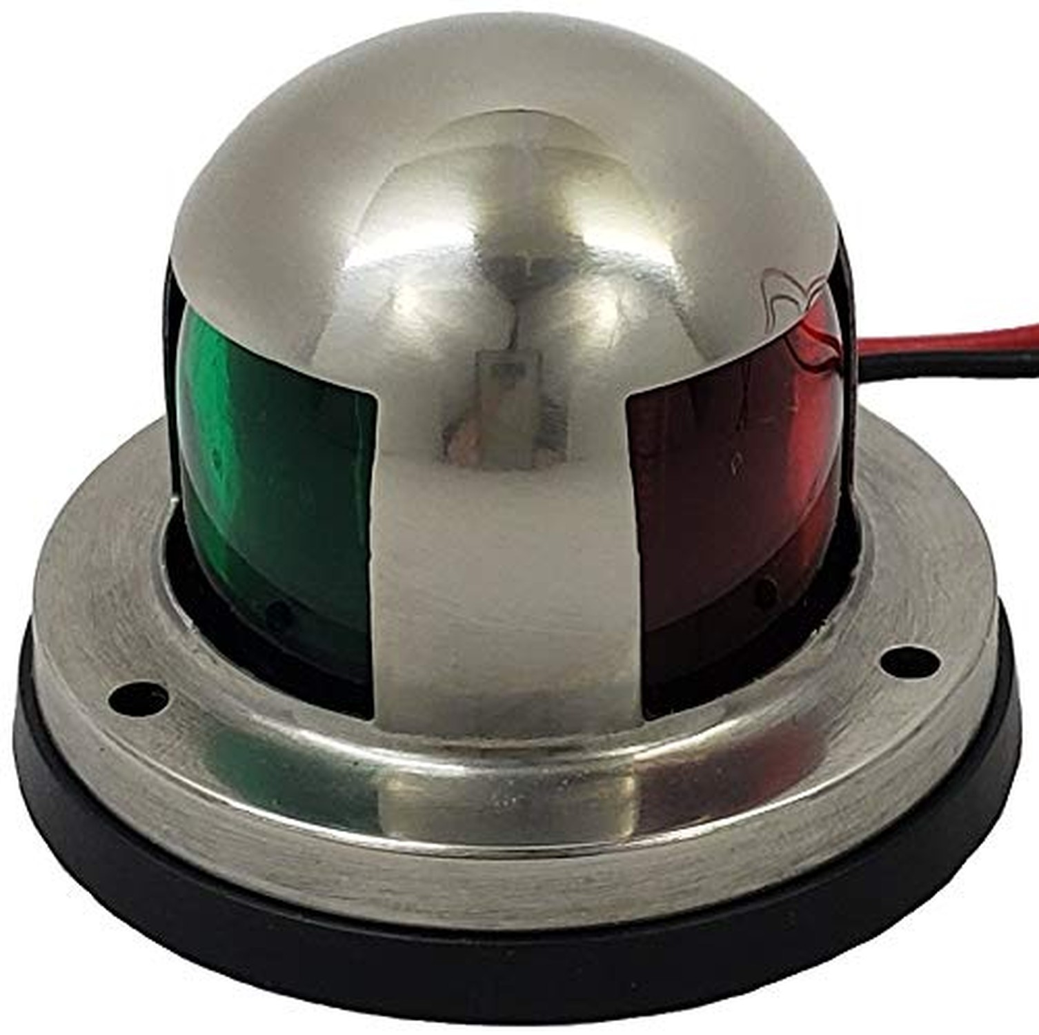 Salty Reef – Stainless Steel – Bicolor 12v Red & Green BRIGHT LED marine Bow …
