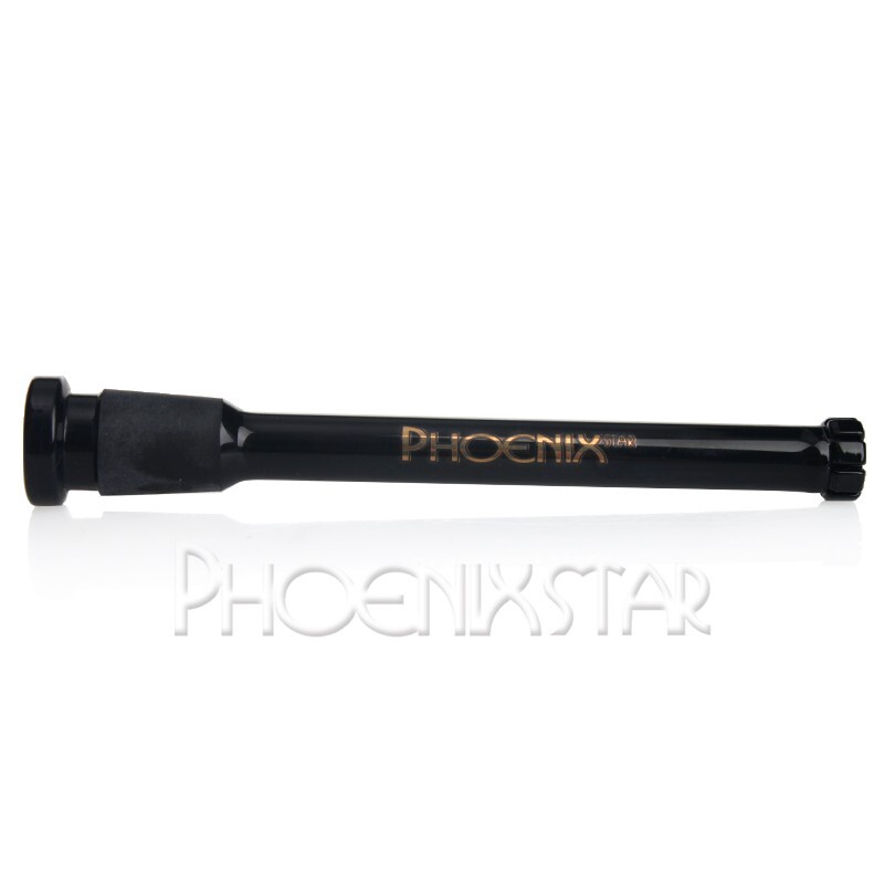 Downstem For Bong 6&Prime; Overall Length Downstem 14mm Phoenix Star BLK OR GREEN
