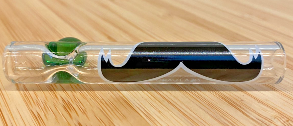 GRAV 3&Prime;ONE HITTER THICK CIGARETTE HOLDER CHILLUM GLASS HAND PIPE BOWL ships-1pc