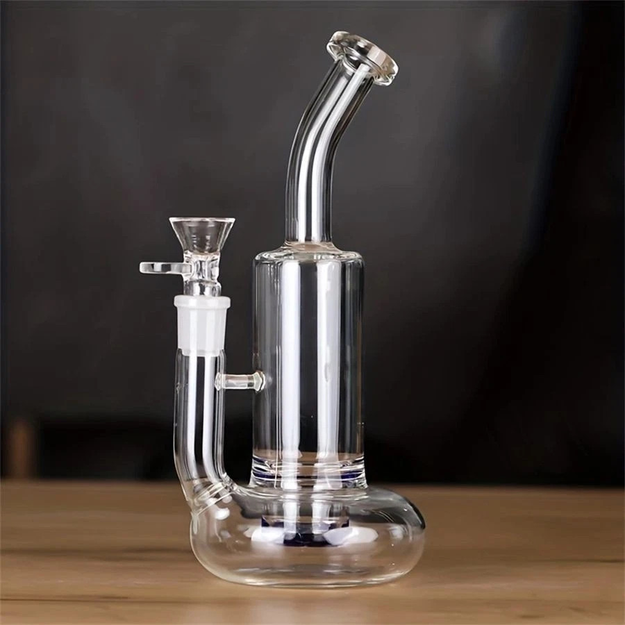 10&Prime; Glass Bong Smoking Vortex Water Pipe Hookah Smooth Hits Bubbler w/18mm Bowl