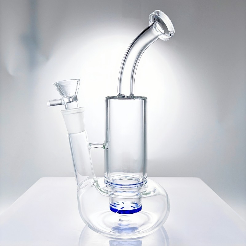 10&Prime; Glass Water Bong Tornado Cyclone Percolator Thick Glass Pipe w/18mm Bowl
